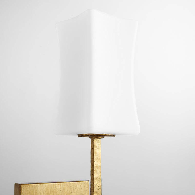 Quorum 581-1-74 One Light Wall Mount, Gold Leaf
