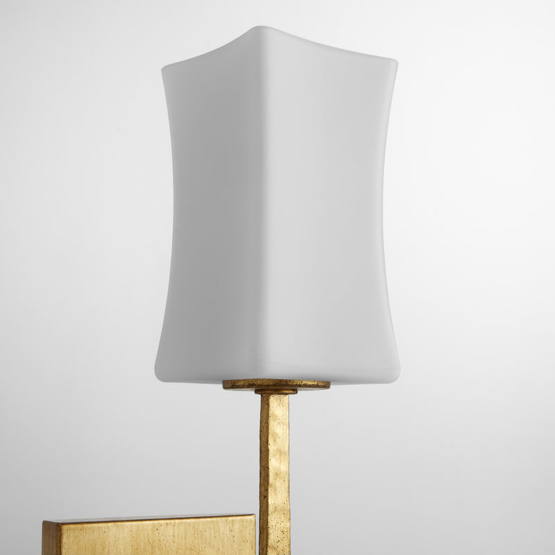 Quorum 581-1-74 One Light Wall Mount, Gold Leaf
