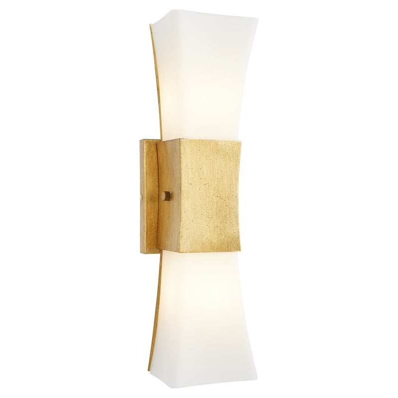 Quorum 561-2-74 Two Light Wall Sconce, Gold Leaf