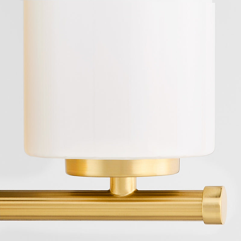 Quorum 5228-1-80 One Light Wall Mount, Aged Brass