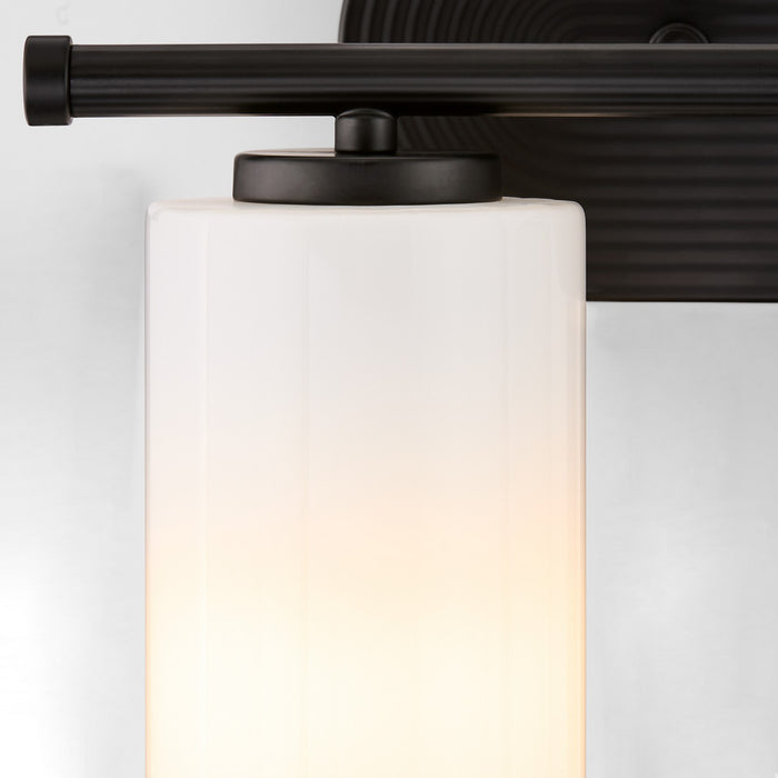 Quorum 5228-2-59 Two Light Vanity, Matte Black