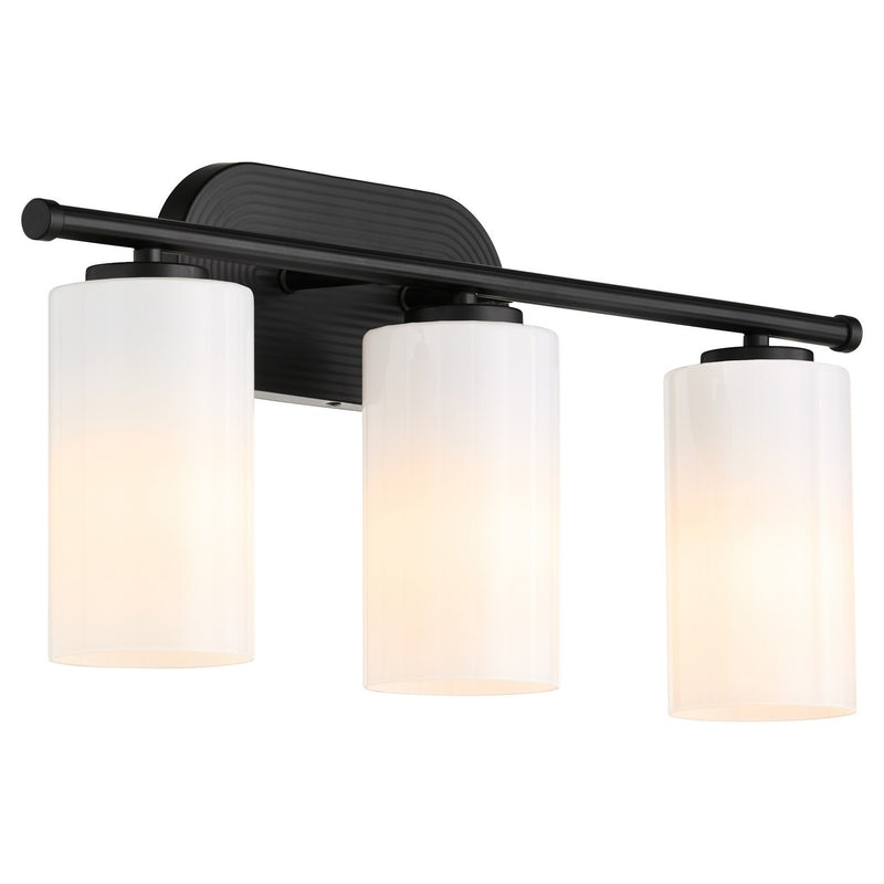 Quorum 5228-3-59 Three Light Vanity, Matte Black