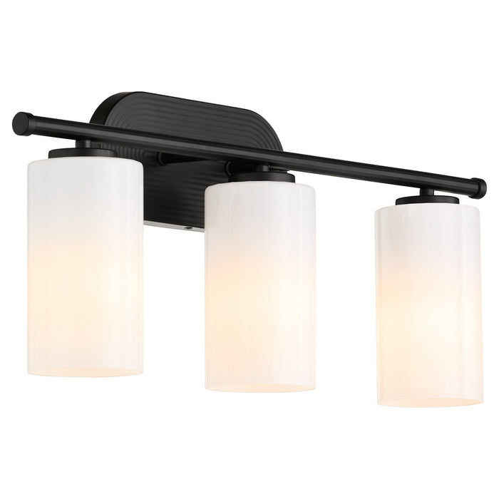 Quorum 5228-3-59 Three Light Vanity, Matte Black