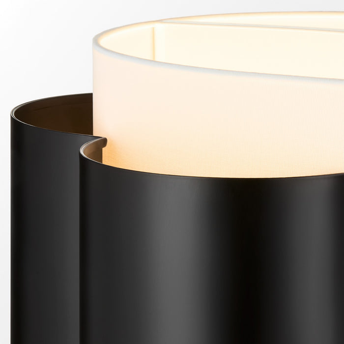 Quorum 8229-4-59 Four Light Pendant, Matte Black