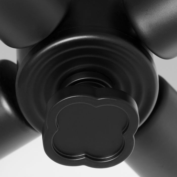 Quorum 8229-4-59 Four Light Pendant, Matte Black