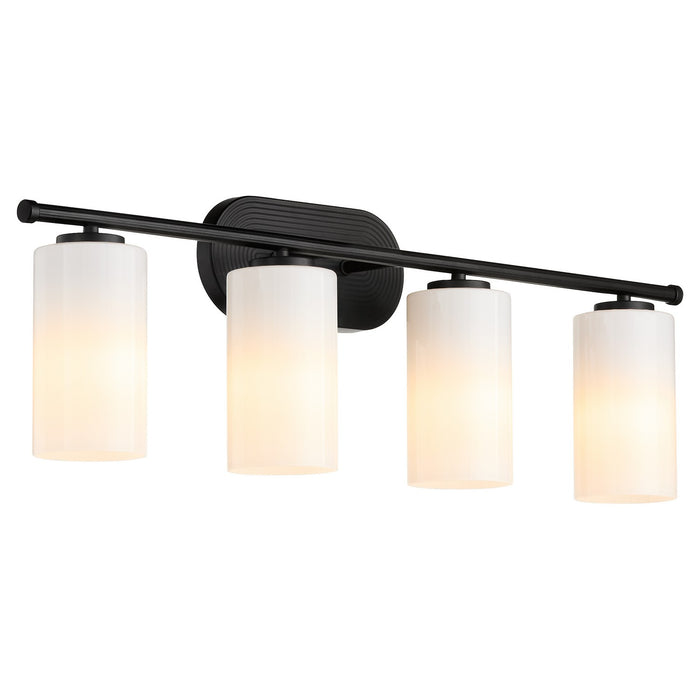 Quorum 5228-4-59 Four Light Vanity, Matte Black