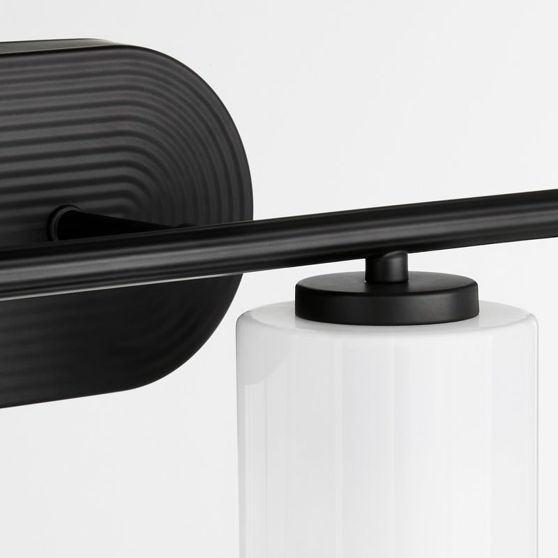 Quorum 5228-4-59 Four Light Vanity, Matte Black