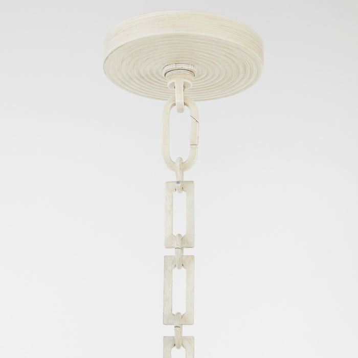 Quorum 824-5-52 Five Light Pendant, Washed Oak