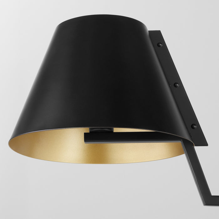 Quorum 668-4-59 Four Light Chandelier, Matte Black