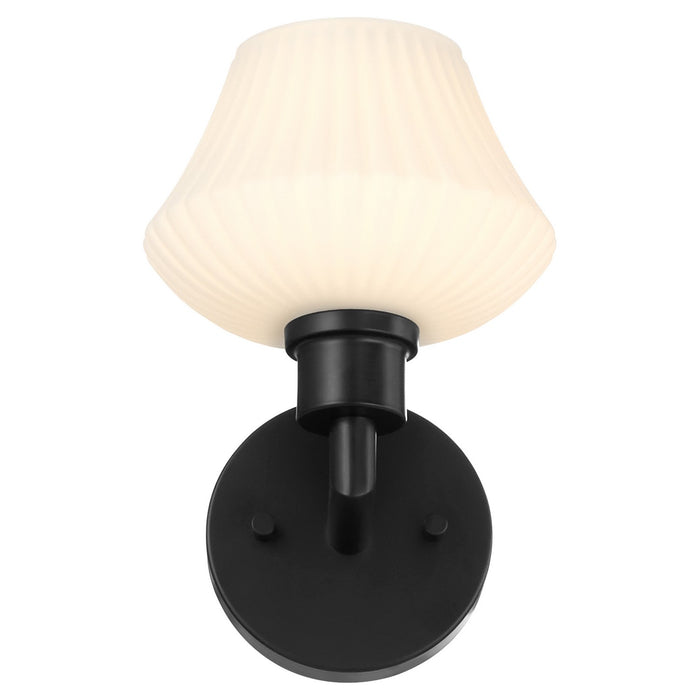 Quorum 5221-1-59 One Light Wall Mount, Matte Black