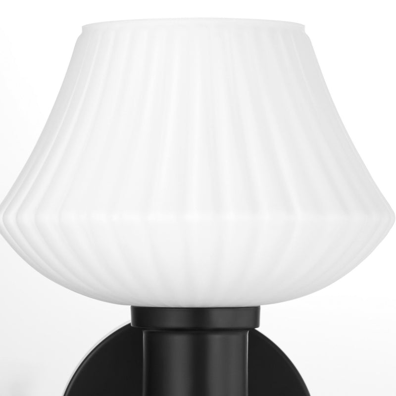 Quorum 5221-1-59 One Light Wall Mount, Matte Black
