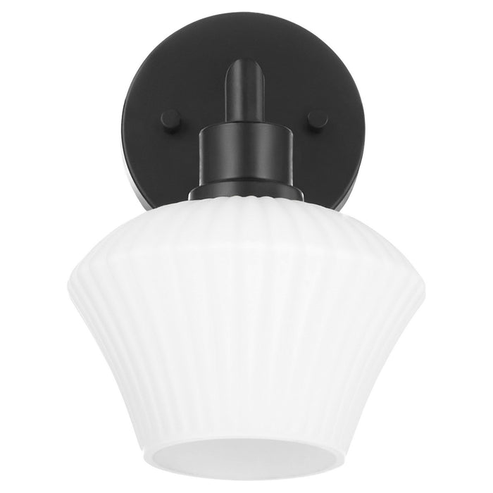 Quorum 5221-1-59 One Light Wall Mount, Matte Black