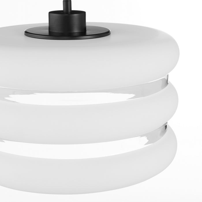 Quorum 806-59 One Light Pendant, Matte Black