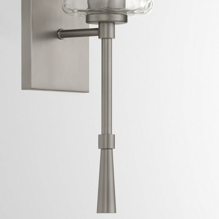 Quorum 5204-1-165 One Light Wall Mount, Satin Nickel