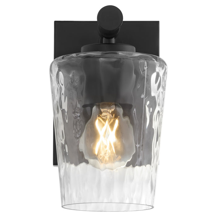 Quorum 5204-1-59 One Light Wall Mount, Matte Black