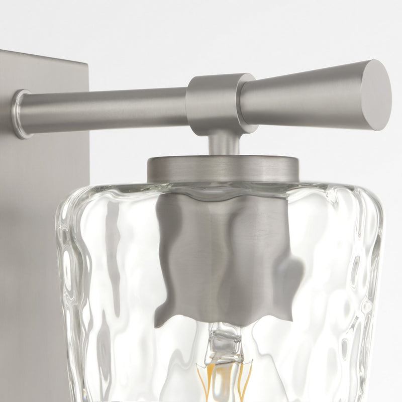Quorum 5204-1-65 One Light Wall Mount, Satin Nickel
