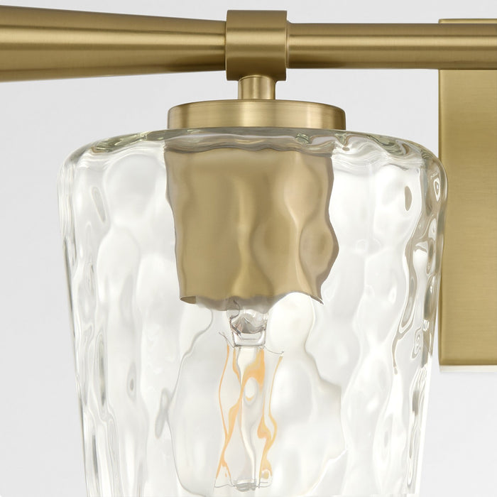 Quorum 5204-2-80 Two Light Vanity, Aged Brass