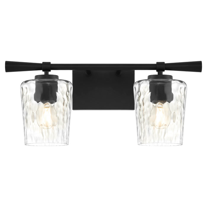 Quorum 5204-2-59 Two Light Vanity, Matte Black