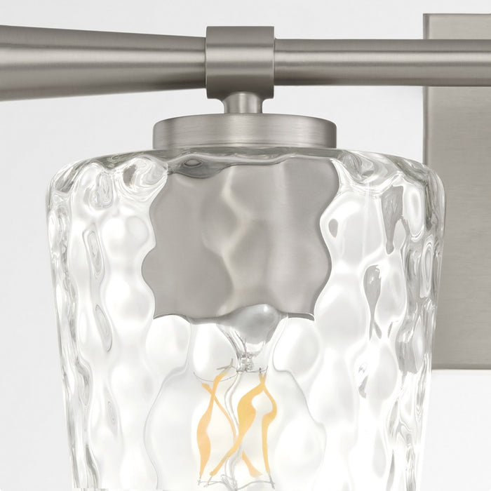 Quorum 5204-2-65 Two Light Vanity, Satin Nickel