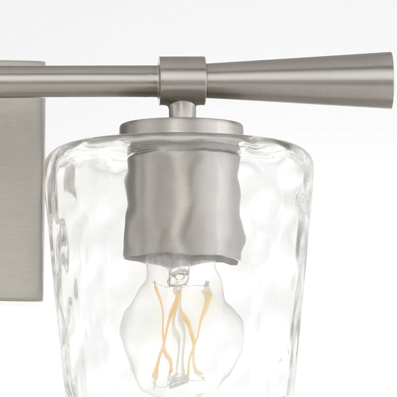 Quorum 5204-2-65 Two Light Vanity, Satin Nickel