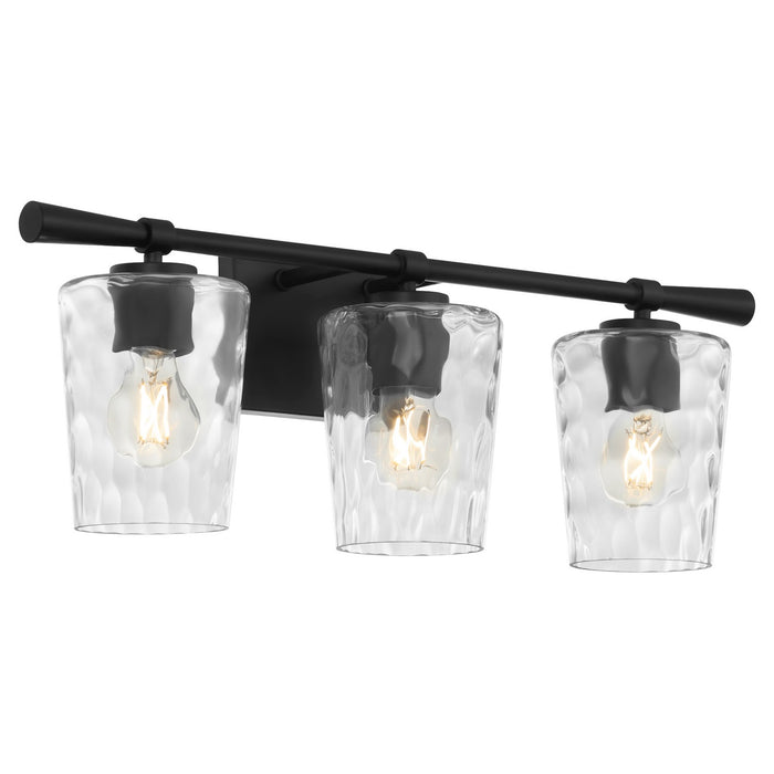 Quorum 5204-3-59 Three Light Vanity, Matte Black