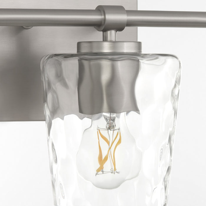 Quorum 5204-3-65 Three Light Vanity, Satin Nickel
