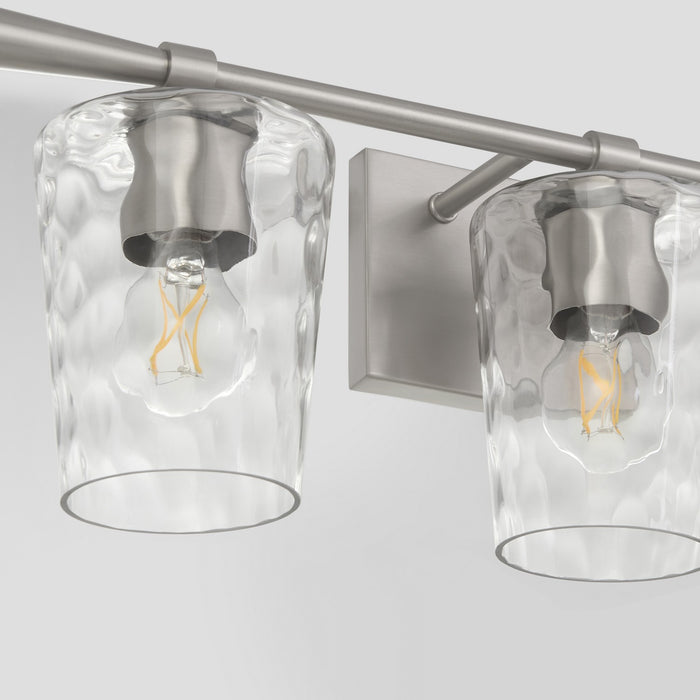 Quorum 5204-3-65 Three Light Vanity, Satin Nickel