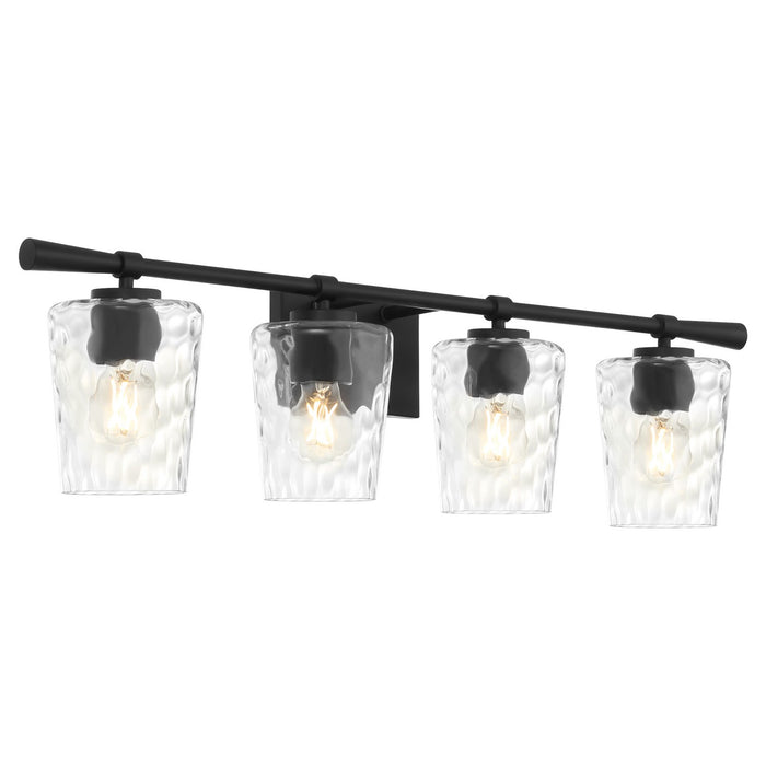 Quorum 5204-4-59 Four Light Vanity, Matte Black