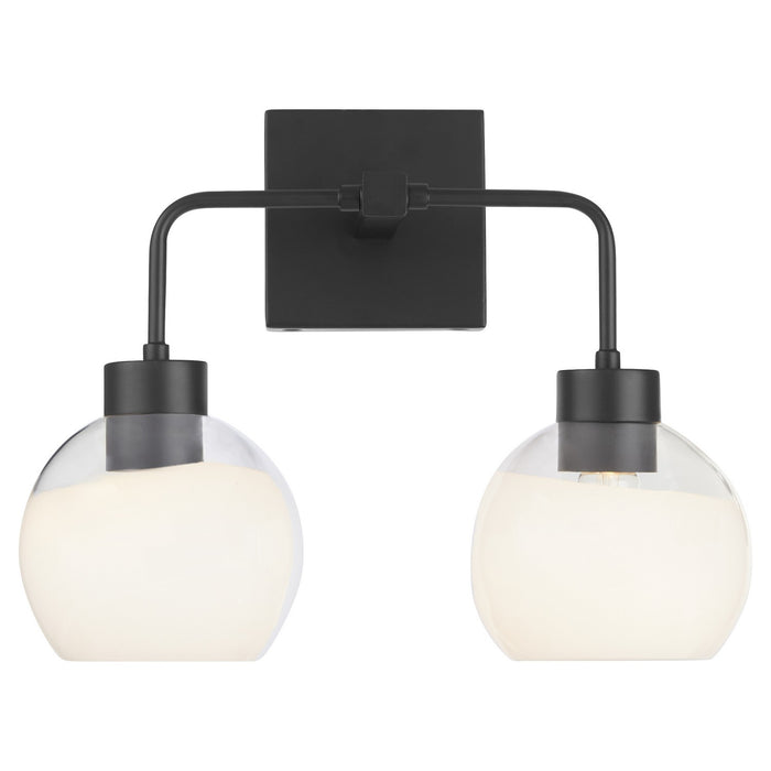 Quorum 532-2-159 Two Light Vanity, Matte Black