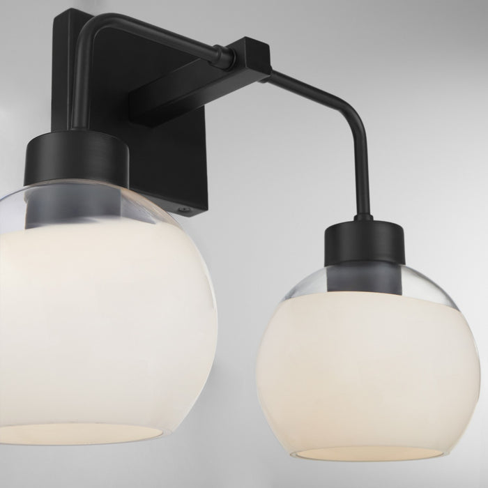 Quorum 532-2-159 Two Light Vanity, Matte Black