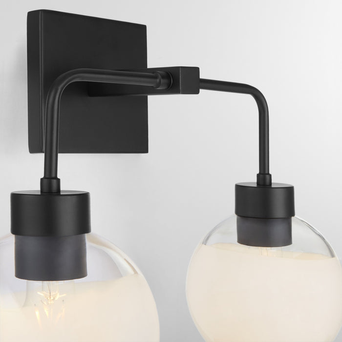 Quorum 532-2-159 Two Light Vanity, Matte Black