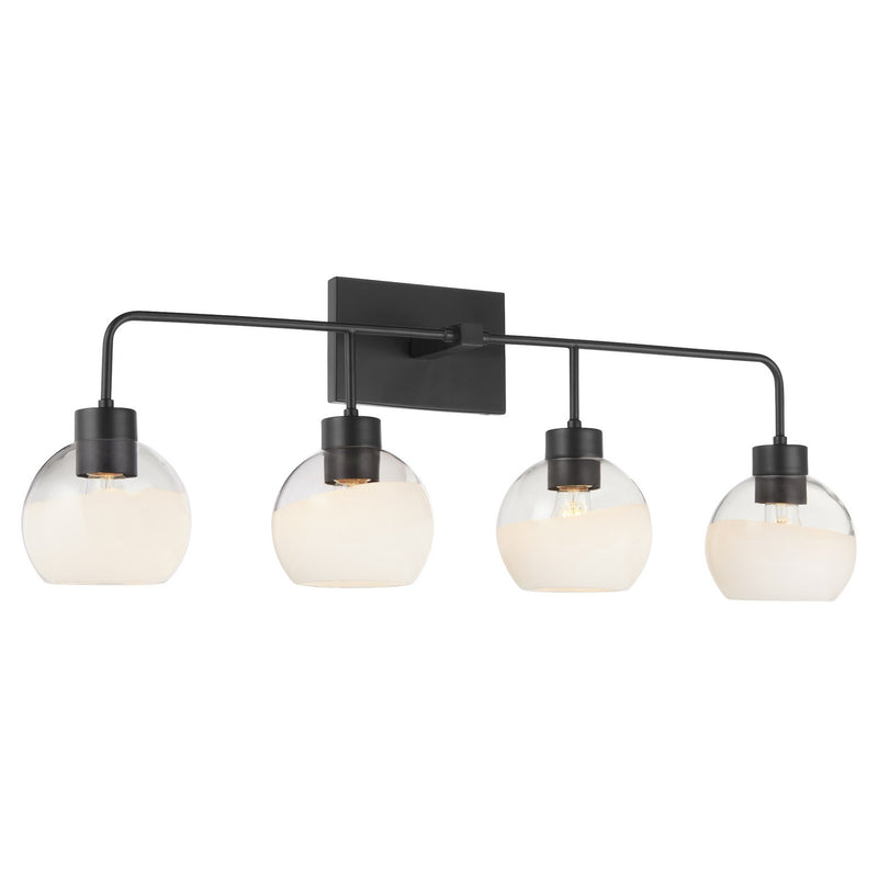 Quorum 532-4-159 Four Light Vanity, Matte Black