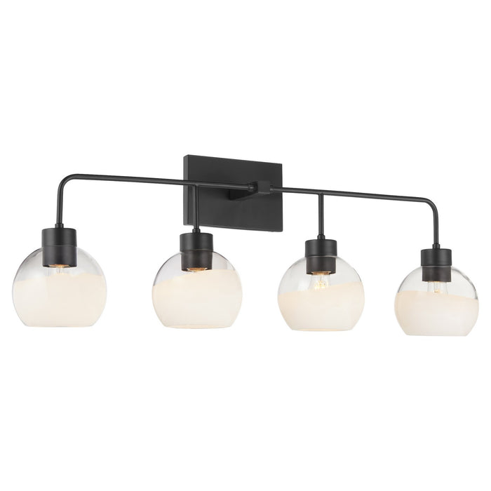 Quorum 532-4-159 Four Light Vanity, Matte Black
