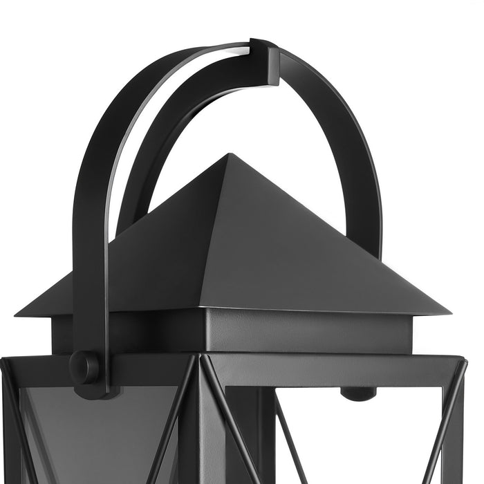 Quorum 73-25-59 Three Light Lantern, Matte Black