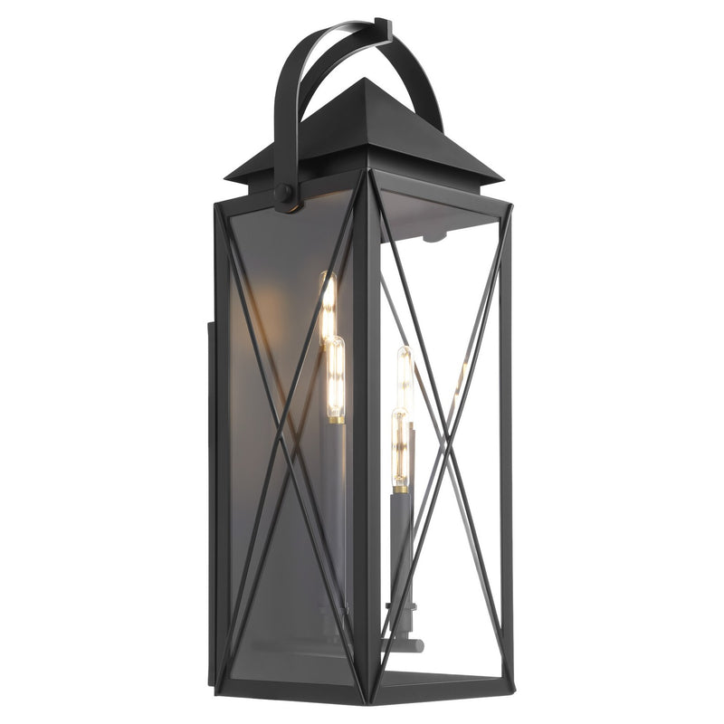 Quorum 73-30-59 Four Light Pendant, Matte Black