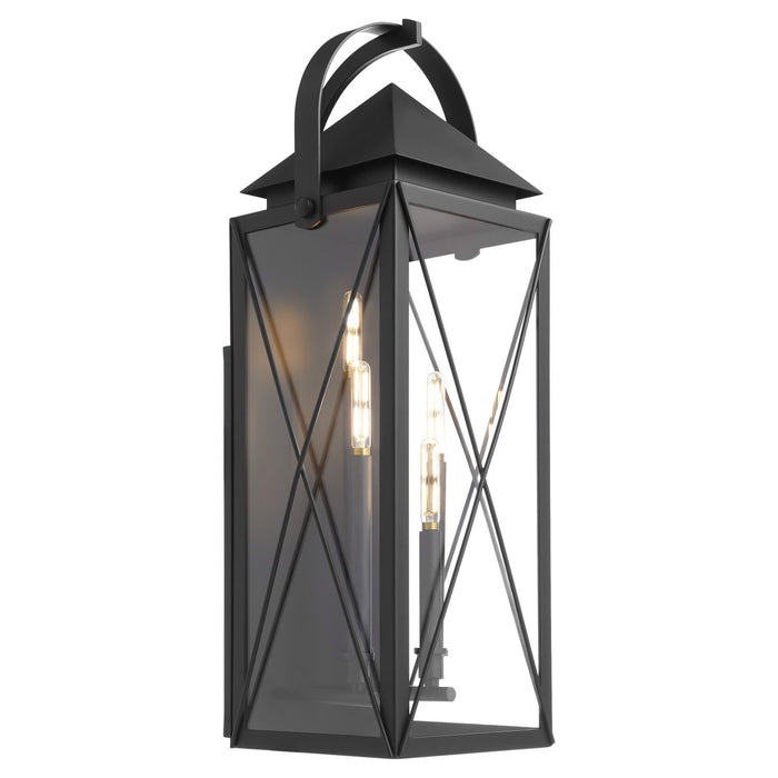 Quorum 73-30-59 Four Light Pendant, Matte Black