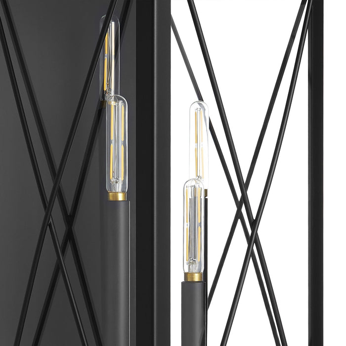 Quorum 73-30-59 Four Light Pendant, Matte Black
