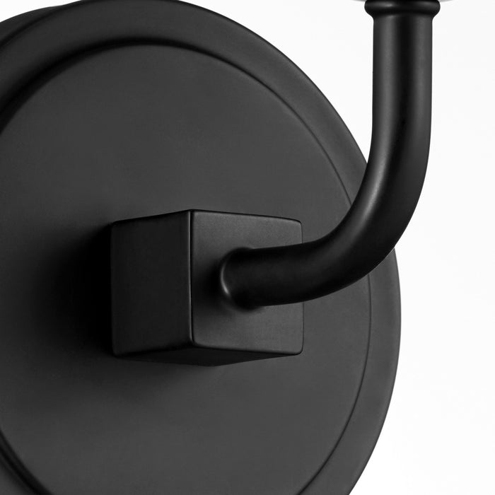Quorum 5238-1-59 One Light Wall Mount, Matte Black