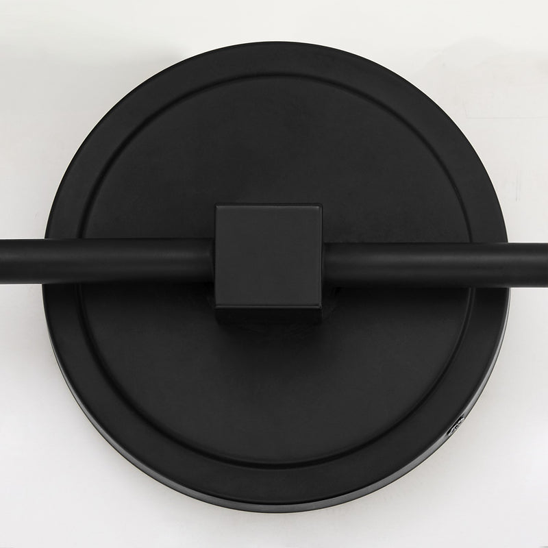 Quorum 5238-2-59 Two Light Vanity, Matte Black