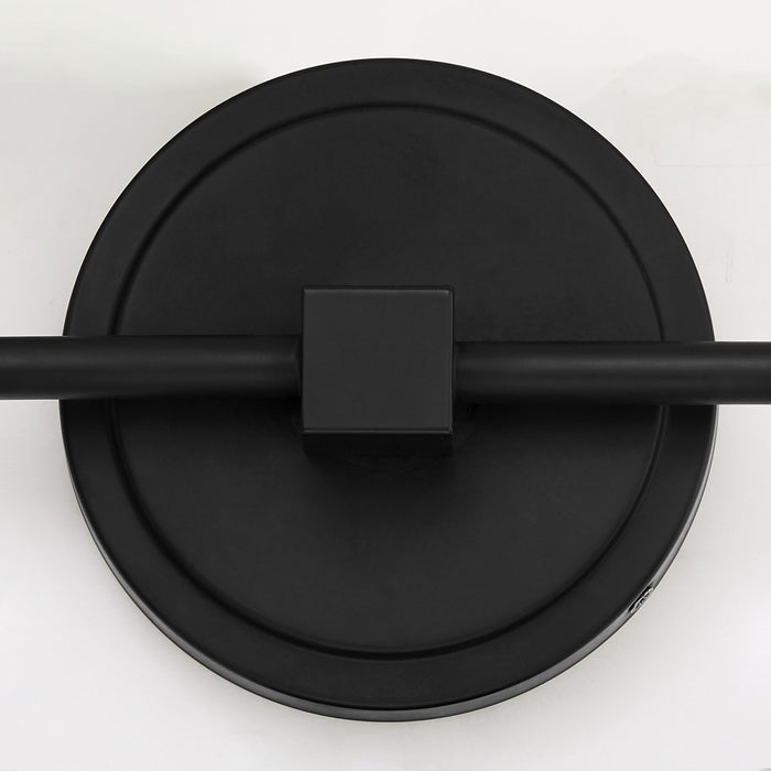 Quorum 5238-2-59 Two Light Vanity, Matte Black
