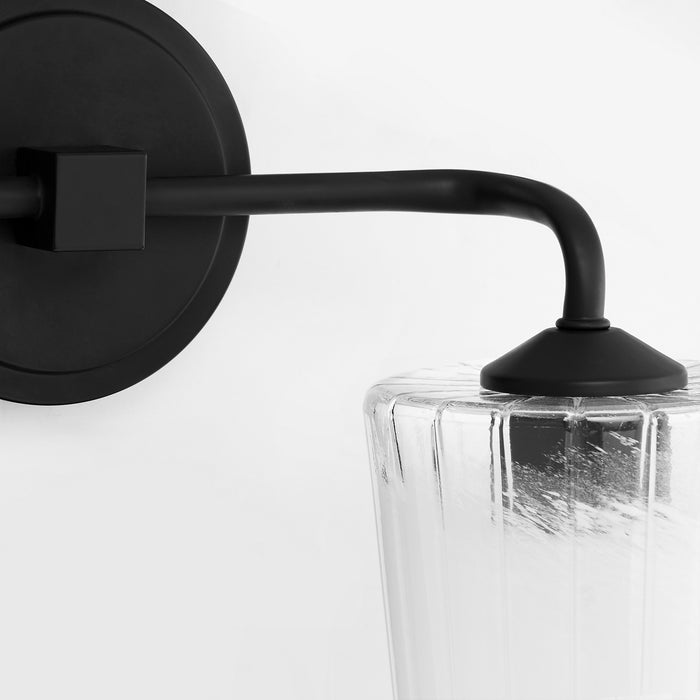 Quorum 5238-2-59 Two Light Vanity, Matte Black