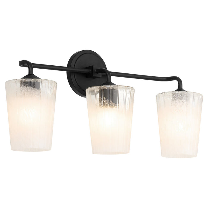 Quorum 5238-3-59 Three Light Vanity, Matte Black