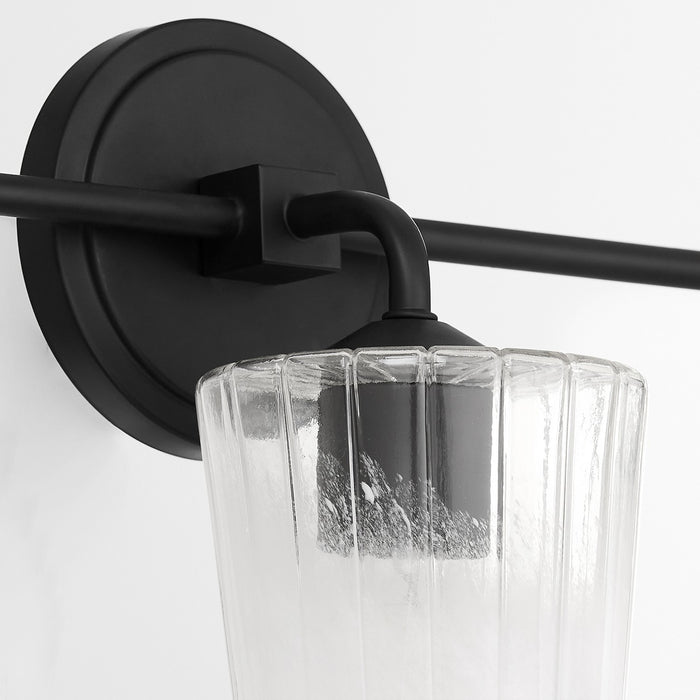 Quorum 5238-3-59 Three Light Vanity, Matte Black