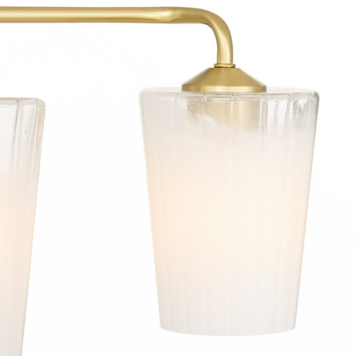 Quorum 5238-4-80 Four Light Vanity, Aged Brass