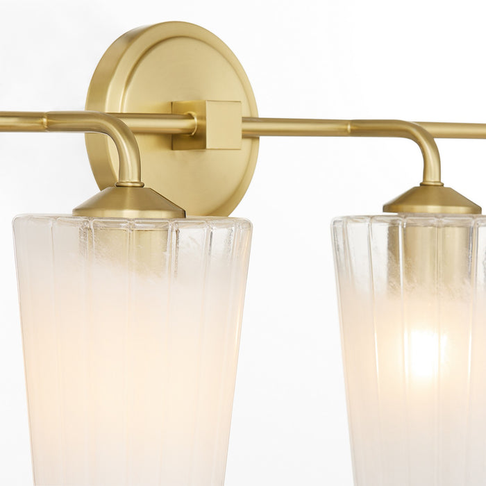 Quorum 5238-4-80 Four Light Vanity, Aged Brass