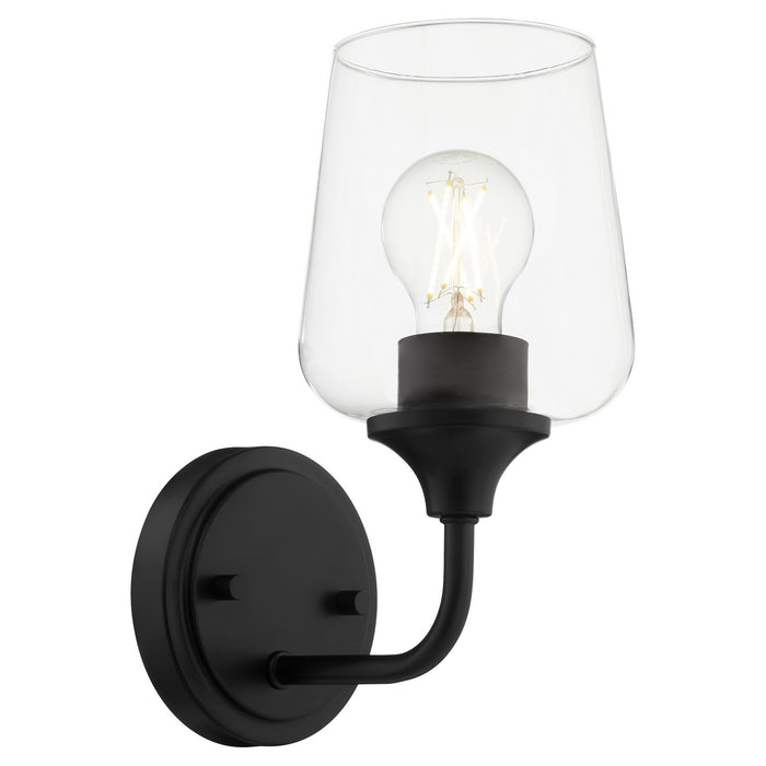 Quorum 5313-1-59 One Light Wall Mount, Matte Black