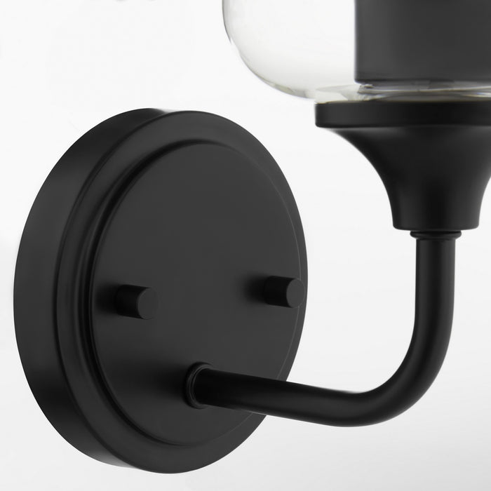 Quorum 5313-1-59 One Light Wall Mount, Matte Black