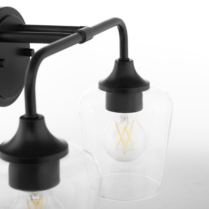 Quorum 5313-2-59 Two Light Vanity, Matte Black