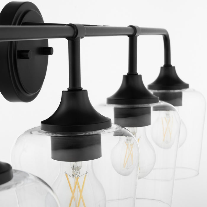 Quorum 5313-4-59 Four Light Vanity, Matte Black