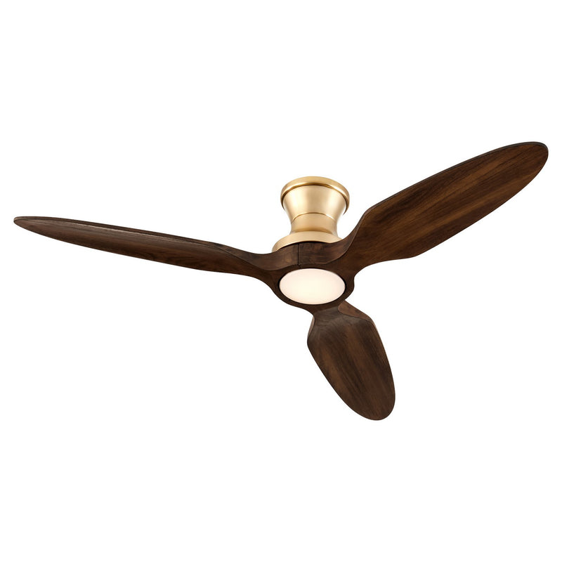 Quorum 39563-80 56" Ceiling Fan, Aged Brass